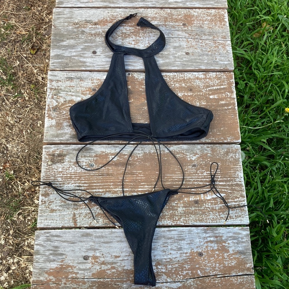 Tansu Swim Bikini snake print
